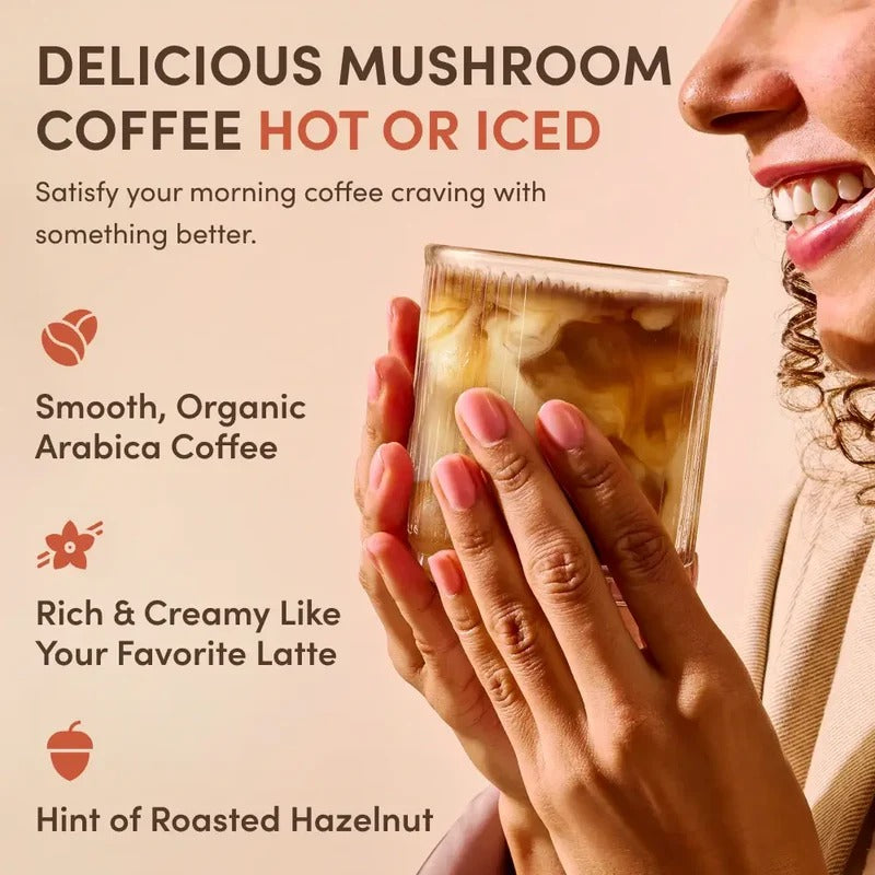 RYZE Mushroom Coffee 30 serving with one pack