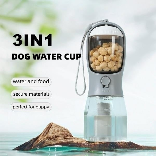 Pet Portable Water Cup Three-in-one for dogs and Cats