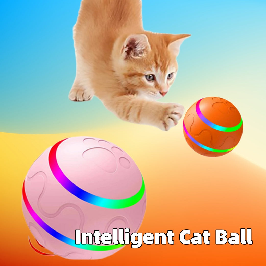 Intelligent Self Rotating Ball for Pet Cat and Dog