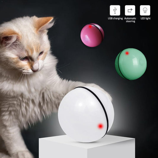 LED Laser Electronic Rolling Toy Ball for Pet