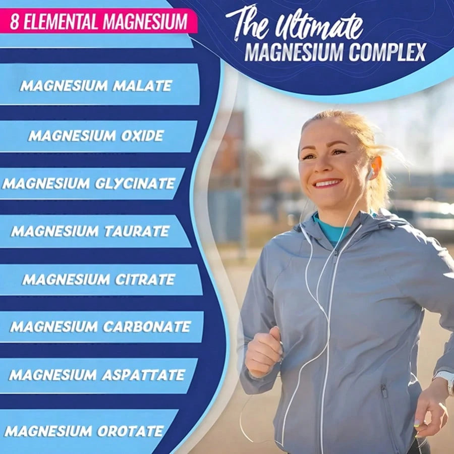 Miriyalyad Magnesium Complex Supplement 8 Elemental 1000mg - 90 Capsules